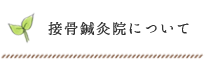 接骨鍼灸院について